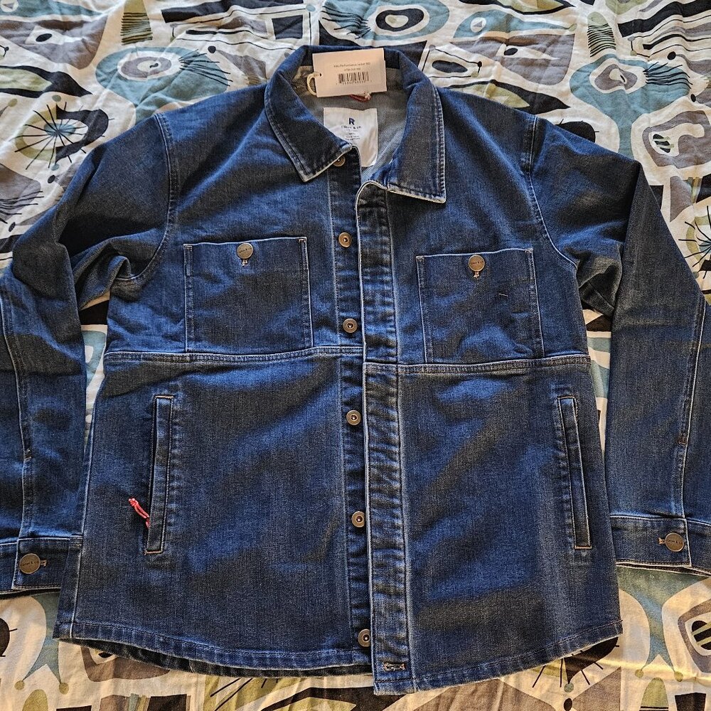 Ripton Hiko Indigo Denim Jacket Unisex Medium M